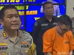 Pengendara Mercy di Surabaya Tersangka setelah Tabrak 6 Kendaraan